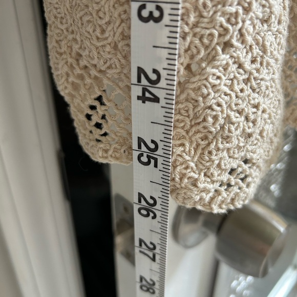 Chico's Beige Open-Knit Top - Picture 3 of 5